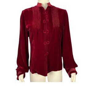 Holly in Hanoi Red Velvet Top